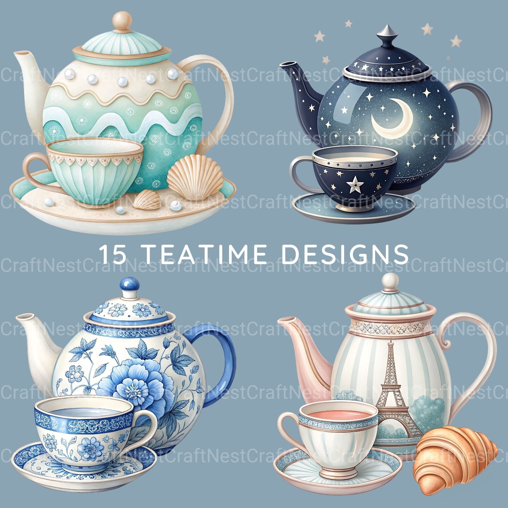 Teatime Clipart Bundle