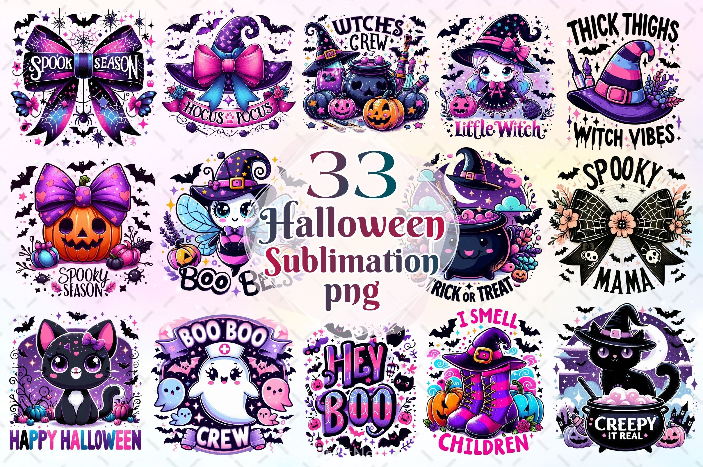 Cute Halloween Clipart Bundle 5