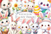 Easter Bunny Clipart Bundle 5