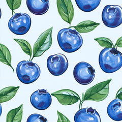 Blueberry Seamless Pattern Papers Digital - CraftNest - Digital Crafting and Art