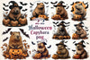 Halloween Capybara Clipart Bundle 8