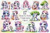 Mom And Baby Unicorn Clipart Bundle