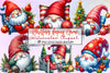 Christmas Gnome Clipart Bundle