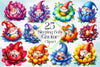 Sleeping Baby Gnome Clipart Bundle