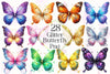 Glitter Butterfly Clipart Bundle 4