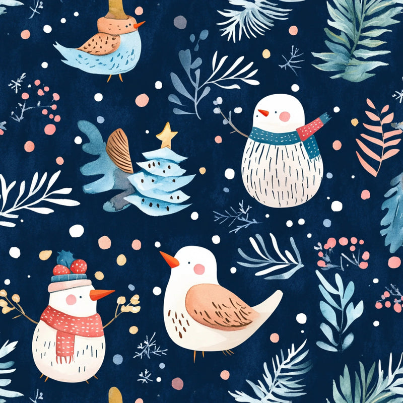 Whimsical Winter & Christmas Patterns Clipart Bundle - CraftNest - Digital Crafting and Art