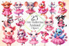 Animal Cute Ballerina Clipart Bundle