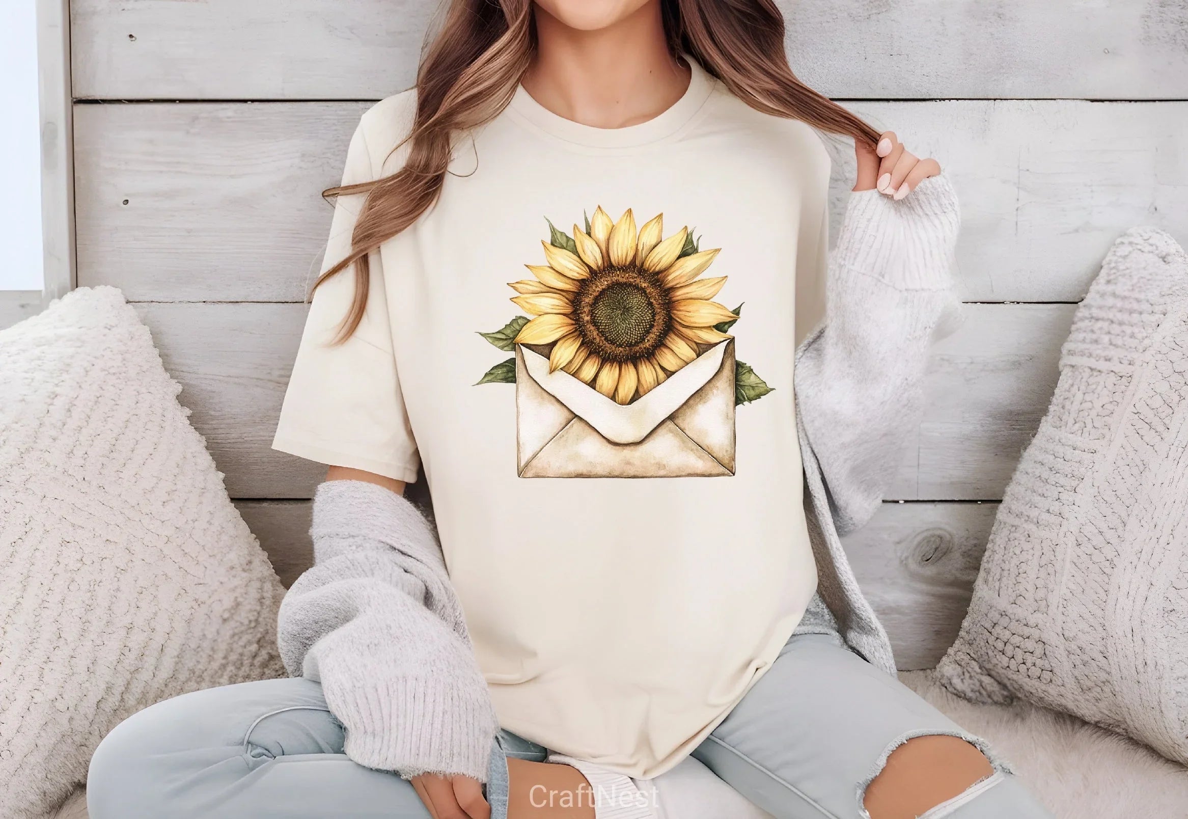 Sunflowers Clipart Bundle - CraftNest - Digital Crafting and Art