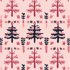 Pink Scandinavian Christmas Patterns Clipart Bundle - CraftNest - Digital Crafting and Art
