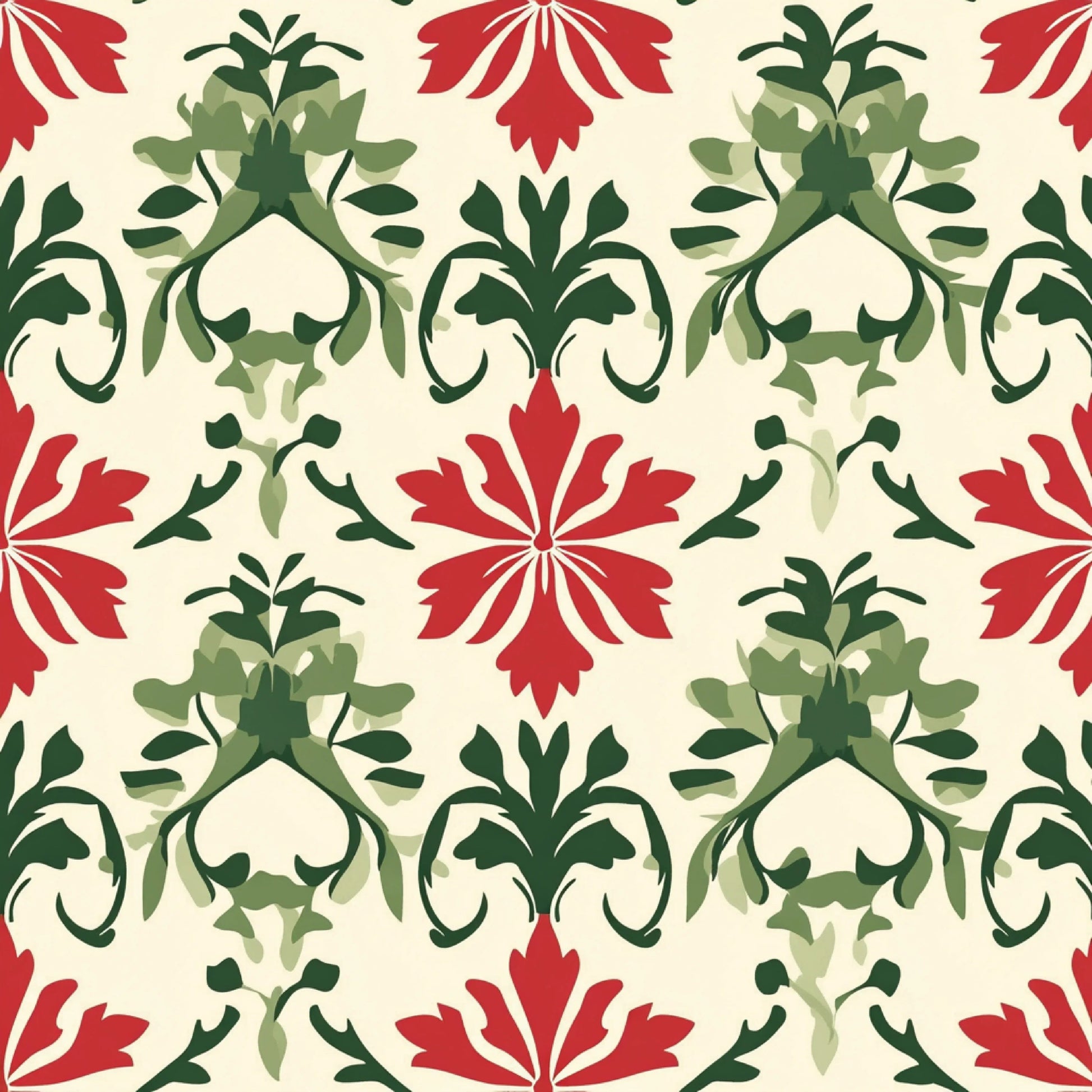 Red Green Christmas Patterns Clipart Bundle - CraftNest - Digital Crafting and Art