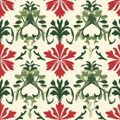 Red Green Christmas Patterns Clipart Bundle - CraftNest - Digital Crafting and Art