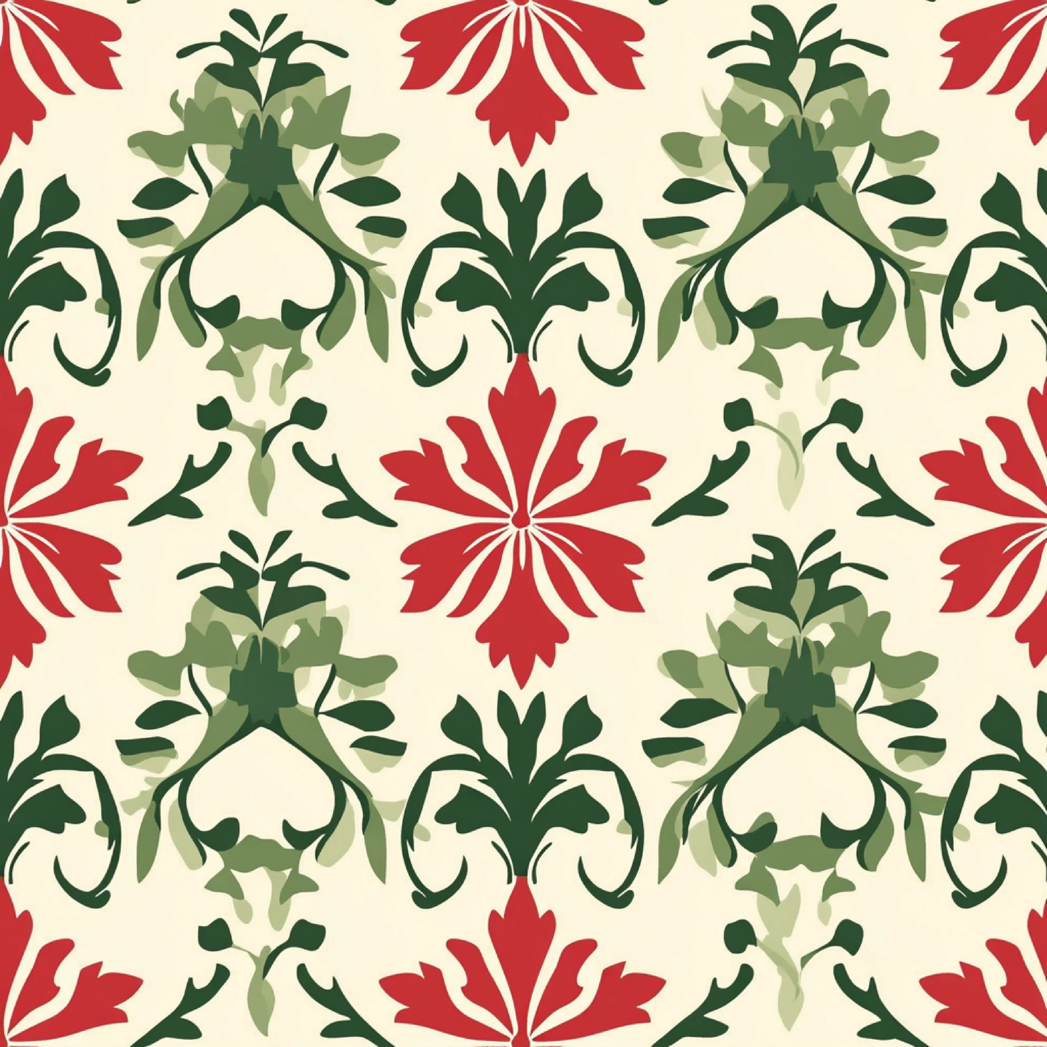 Red Green Christmas Patterns Clipart Bundle - CraftNest - Digital Crafting and Art