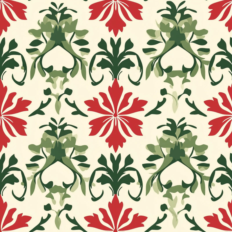Red Green Christmas Patterns Clipart Bundle - CraftNest - Digital Crafting and Art