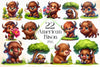 American Bison Clipart Bundle