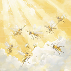 Princess Bee Digital Paper - CraftNest - Digital Crafting and Art