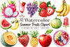 Summer Fruits Clipart Bundle