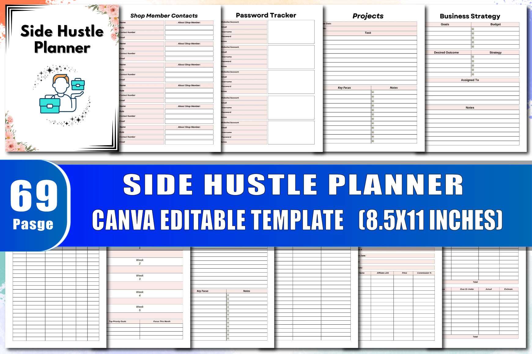 Side Hustle Planner
