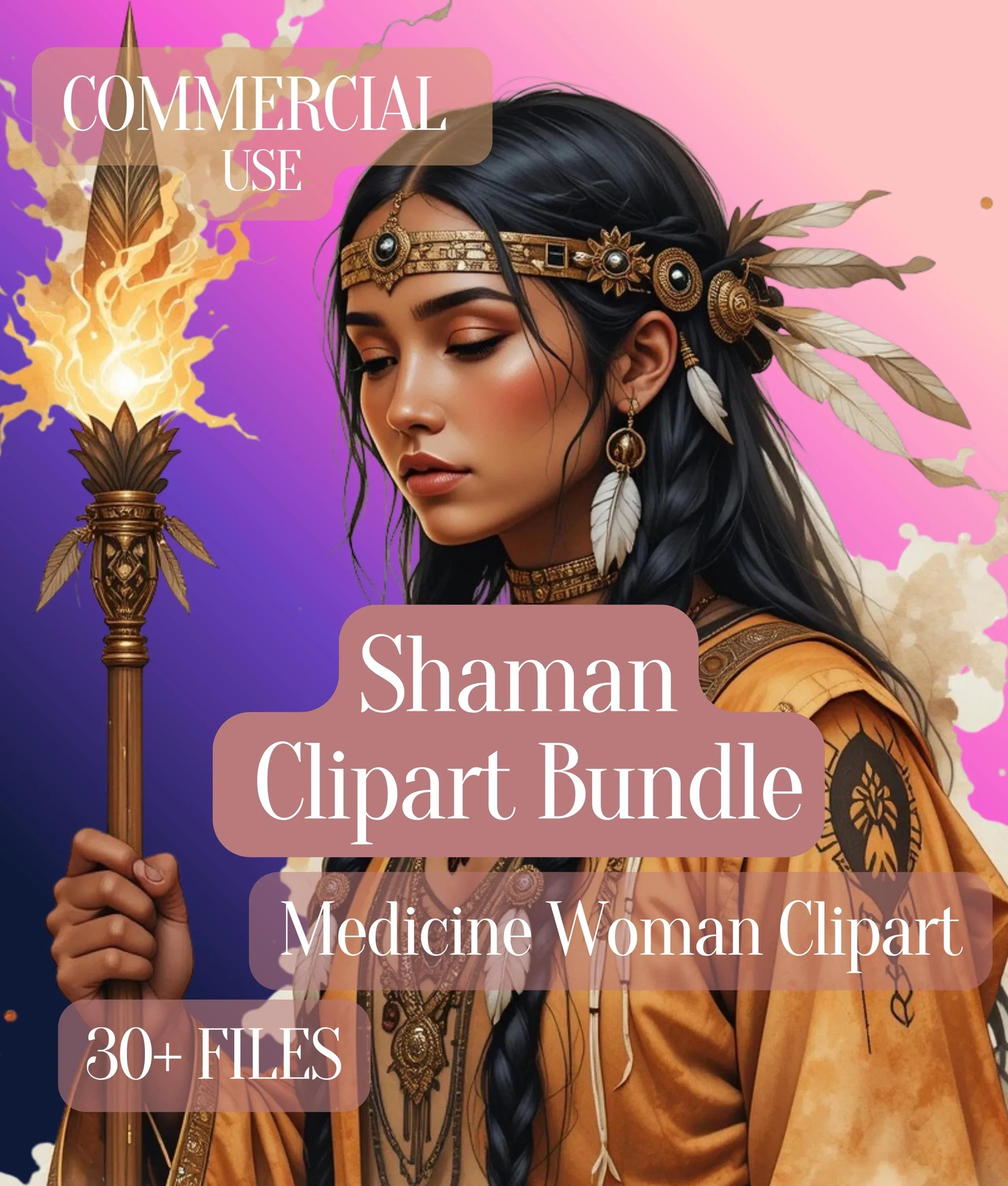 Shaman Clipart Bundle - CraftNest - Digital Crafting and Art