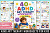 Adhd Therapy Worksheets For Kids Workbook