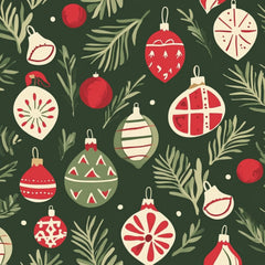 Red Green Christmas Patterns Clipart Bundle - CraftNest - Digital Crafting and Art