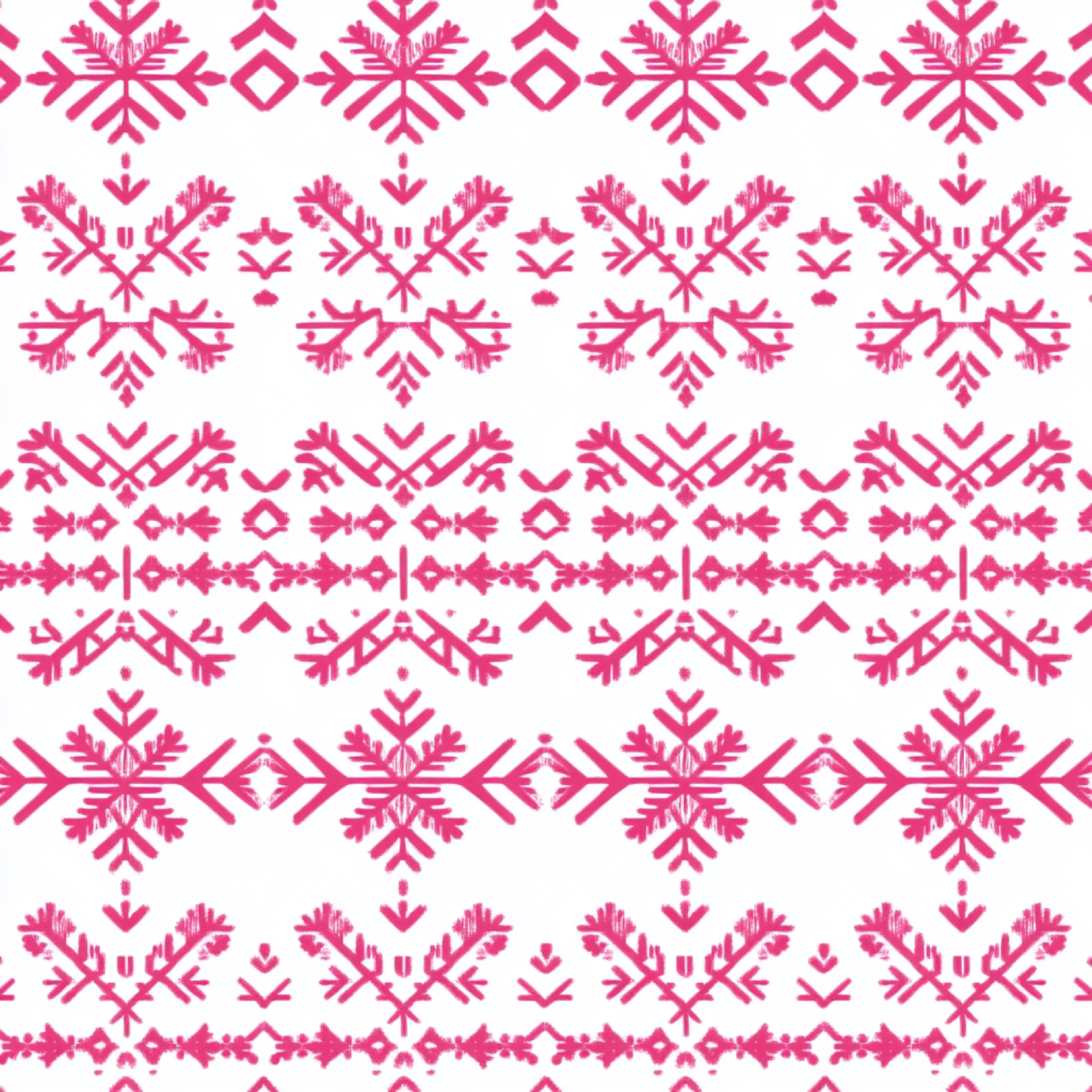 Pink Scandinavian Christmas Patterns Clipart Bundle - CraftNest - Digital Crafting and Art