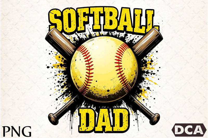 Softball Dad Design Clipart Bundle - CraftNest - Digital Crafting and Art