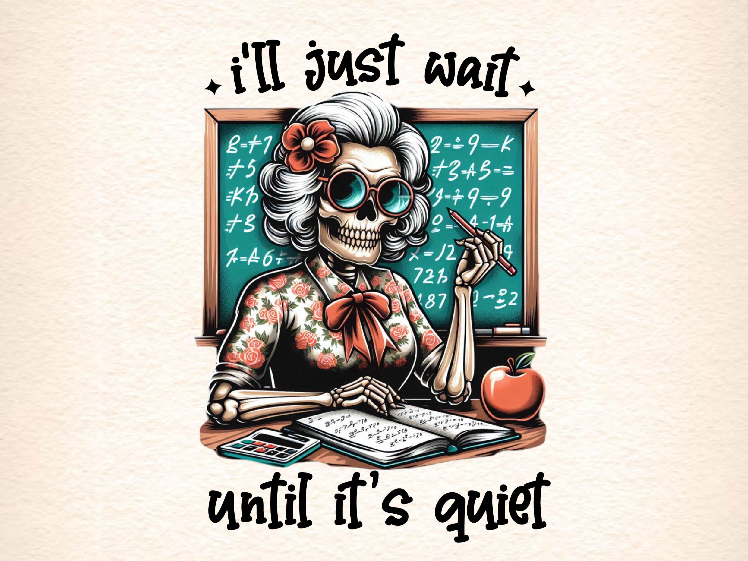 Funny Teacher Design Back To School Clipart Bundle 1