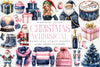 Whimsical Christmas Cute Holiday Illustrations Clipart Bundle