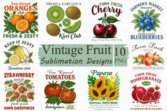 Vintage Fruit Clipart Bundle - CraftNest - Digital Crafting and Art