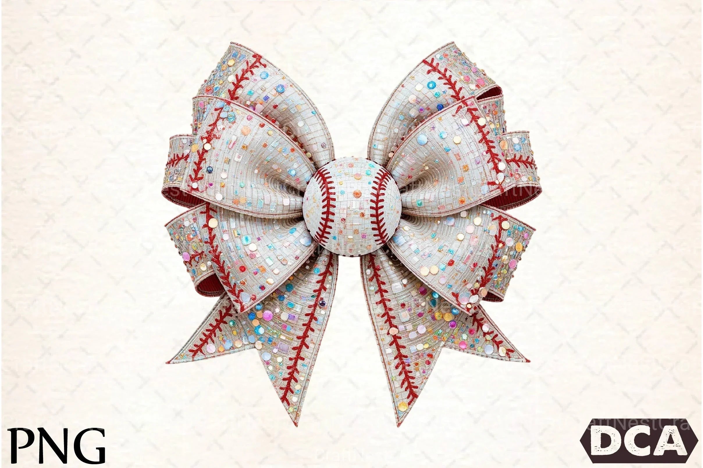 Baseball Cheer Bow Clipart Bundle - CraftNest - Digital Crafting and Art