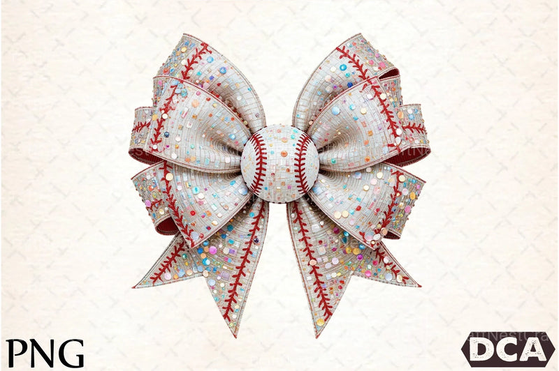 Baseball Cheer Bow Clipart Bundle - CraftNest - Digital Crafting and Art