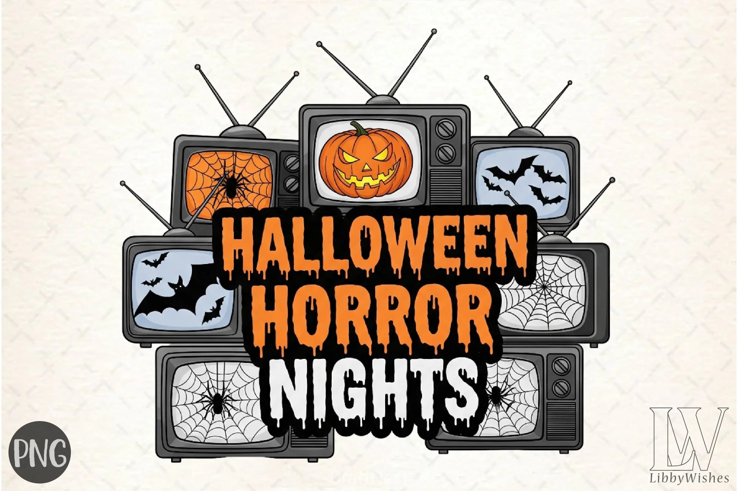 Halloween Horror Nights Clipart Bundle - CraftNest - Digital Crafting and Art