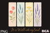 Brushstroke Floral Christian Flower Clipart Bundle