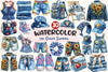 1990 Denim Summer Clipart Bundle 2