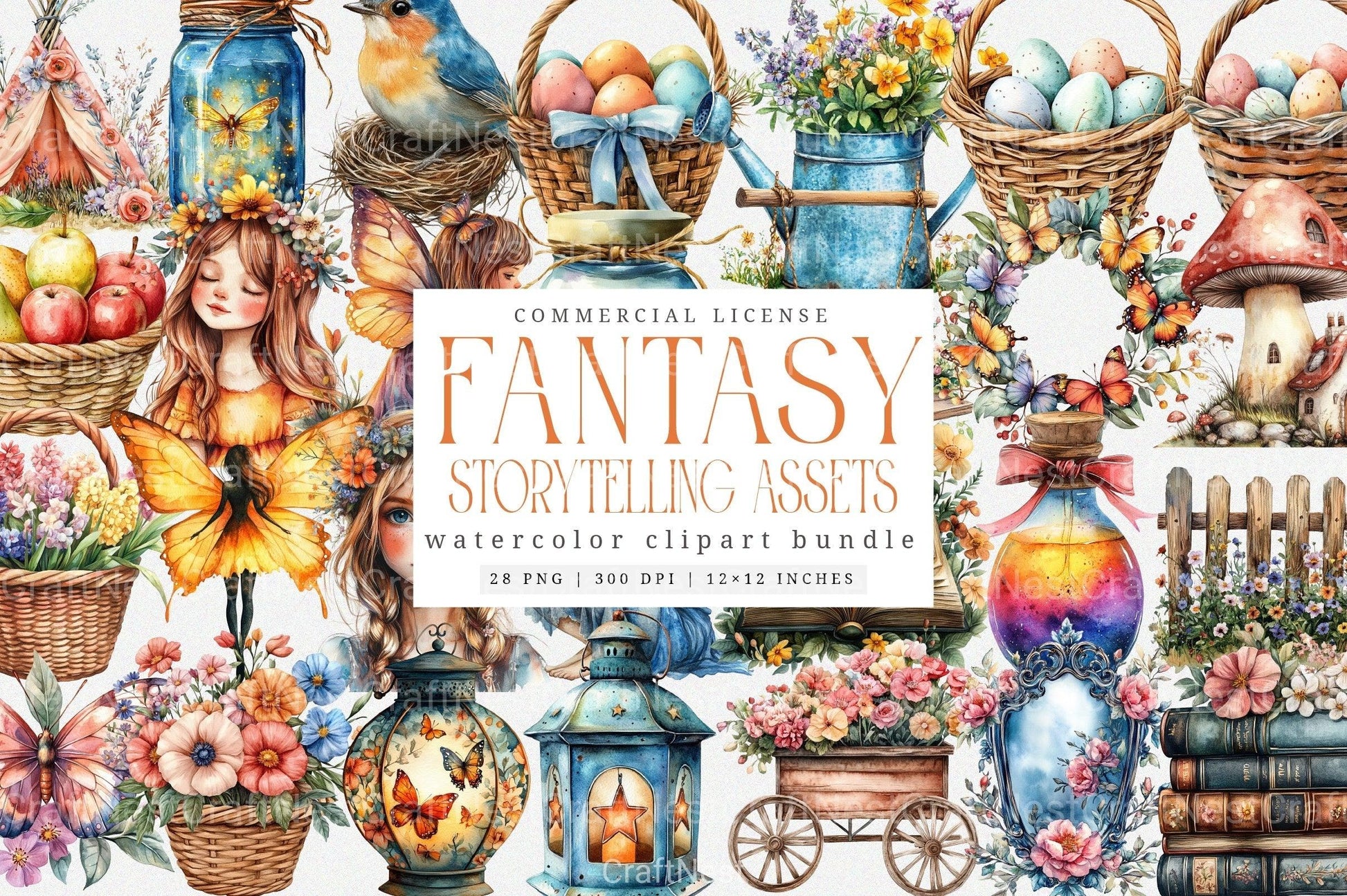 Fantasy Storytelling Clipart Bundle - CraftNest - Digital Crafting and Art