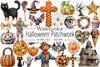 Halloween Patchwork Clipart Bundle