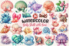 Girly Shell With Bow Clipart Bundle