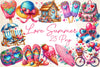 Love Summer Clipart Bundle 2
