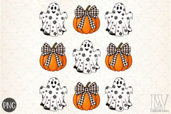 Pumpkins & Ghosts Clipart Bundle - CraftNest - Digital Crafting and Art