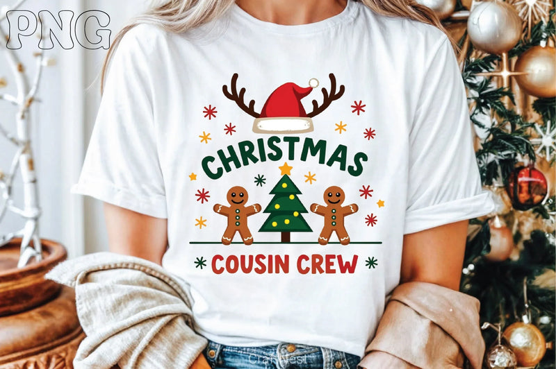 Christmas Cousin Crew Clipart Bundle - CraftNest - Digital Crafting and Art