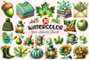 Green Autumn Clipart Bundle