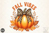 Fall Vibes Halloween Pumpkin Clipart Bundle