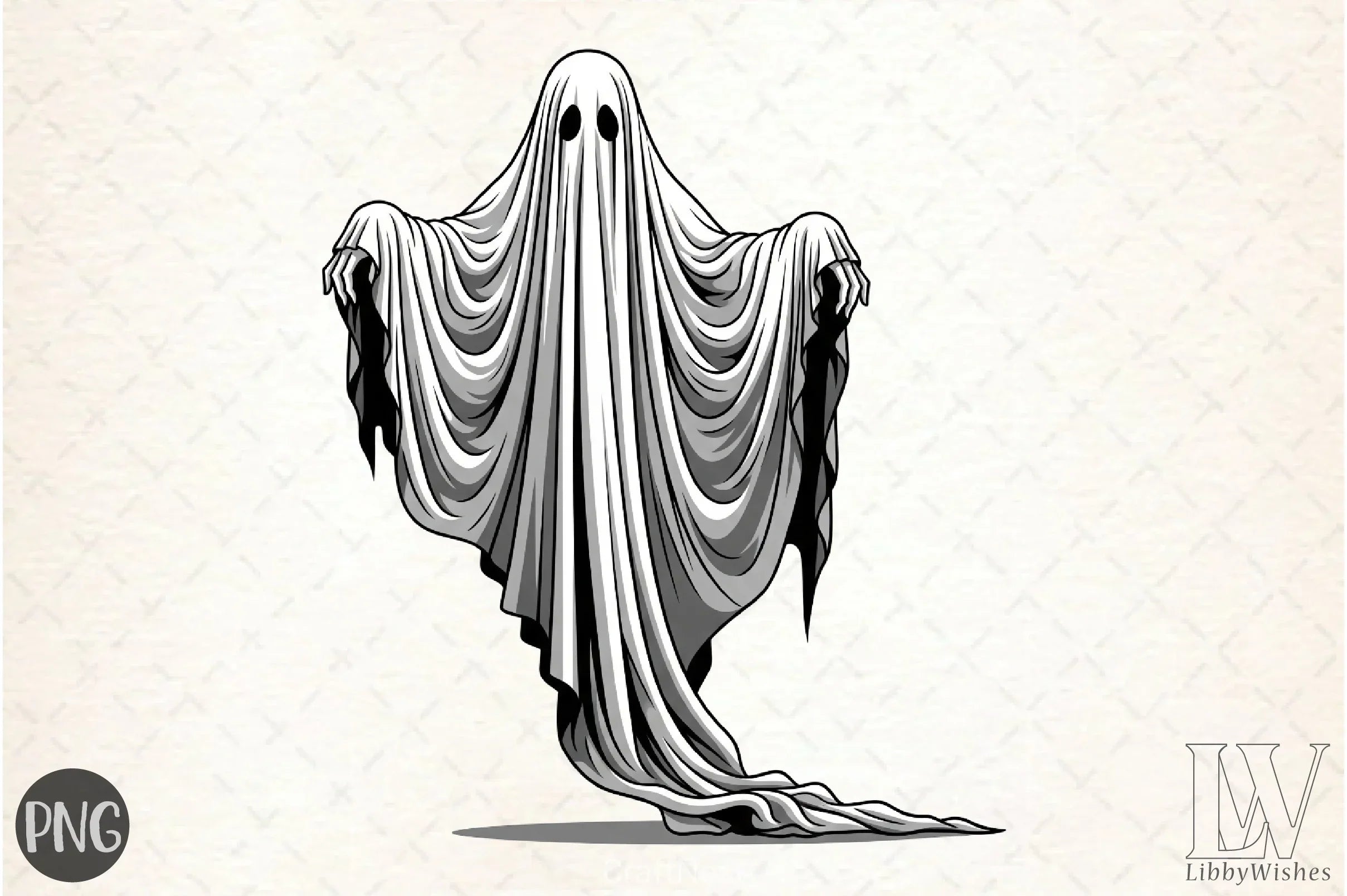Halloween Ghost Clipart Bundle 14 - CraftNest - Digital Crafting and Art