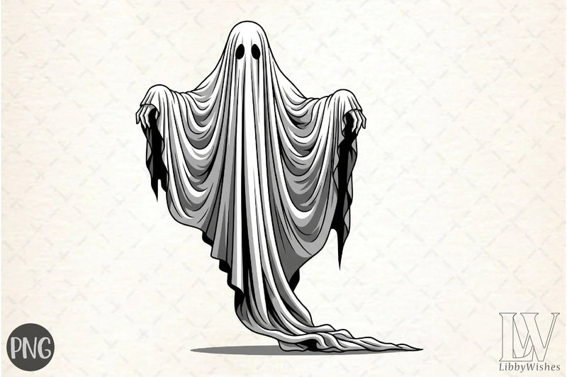 Halloween Ghost Clipart Bundle 14 - CraftNest - Digital Crafting and Art