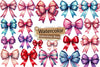 Coquette Valentine Bow Clipart Bundle