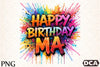 Happy Birthday Ma Clipart Bundle
