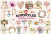 Pastel Daisies Wedding Clipart Bundle