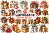 Autumn Gift Box Clipart Bundle