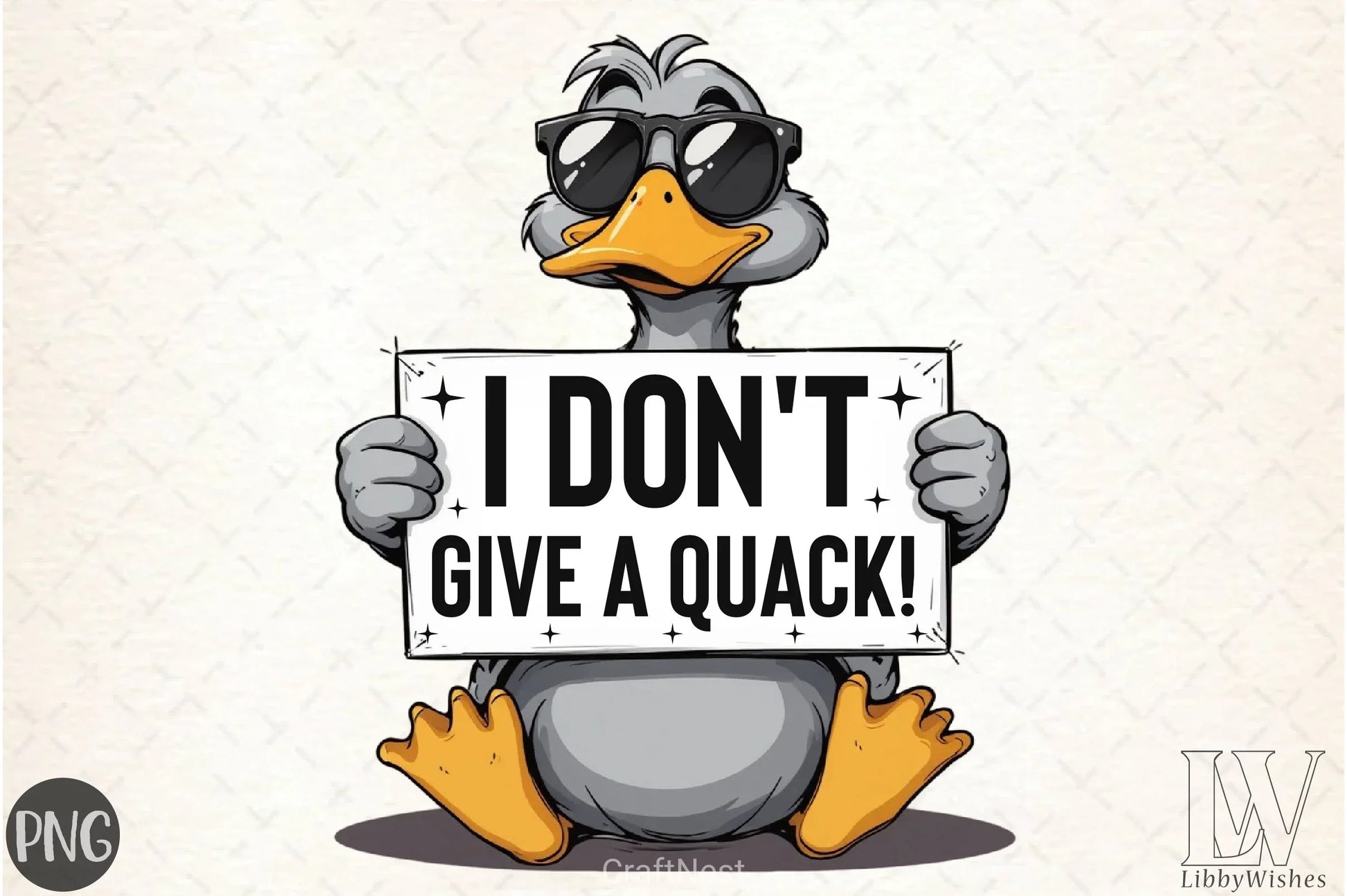 I Don't Give A Quack Sarcastic Clipart Bundle - CraftNest - Digital Crafting and Art