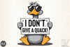 I Don't Give A Quack Sarcastic Clipart Bundle